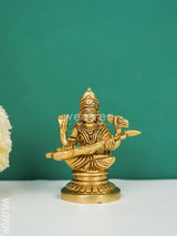 Brass Ganesh-Lakshmi-Saraswathi Idols - Wl0909 Figurines