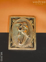 Brass Ganesha Plate Wall Hanging - Wl3935