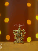 Brass Ganesha Idol - Wl3627 Figurines