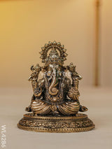 Brass Antique Ganesha Idol - Wl4286 Figurines