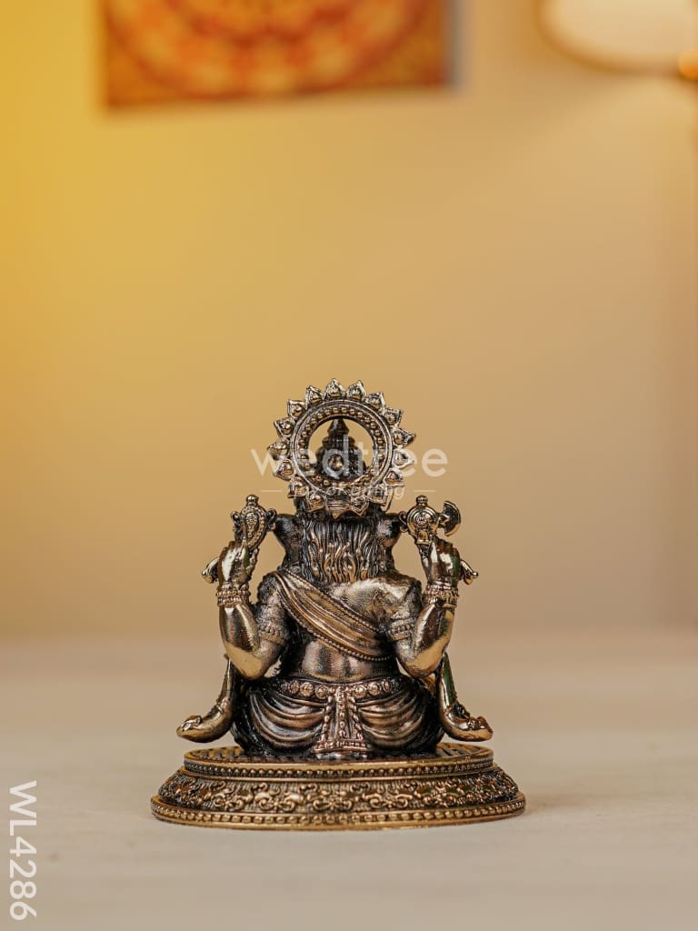 Brass Antique Ganesha Idol - Wl4286 Figurines