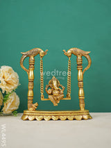 Brass Ganesha Jhoola With Annapakshi - Wl4495 Figurines