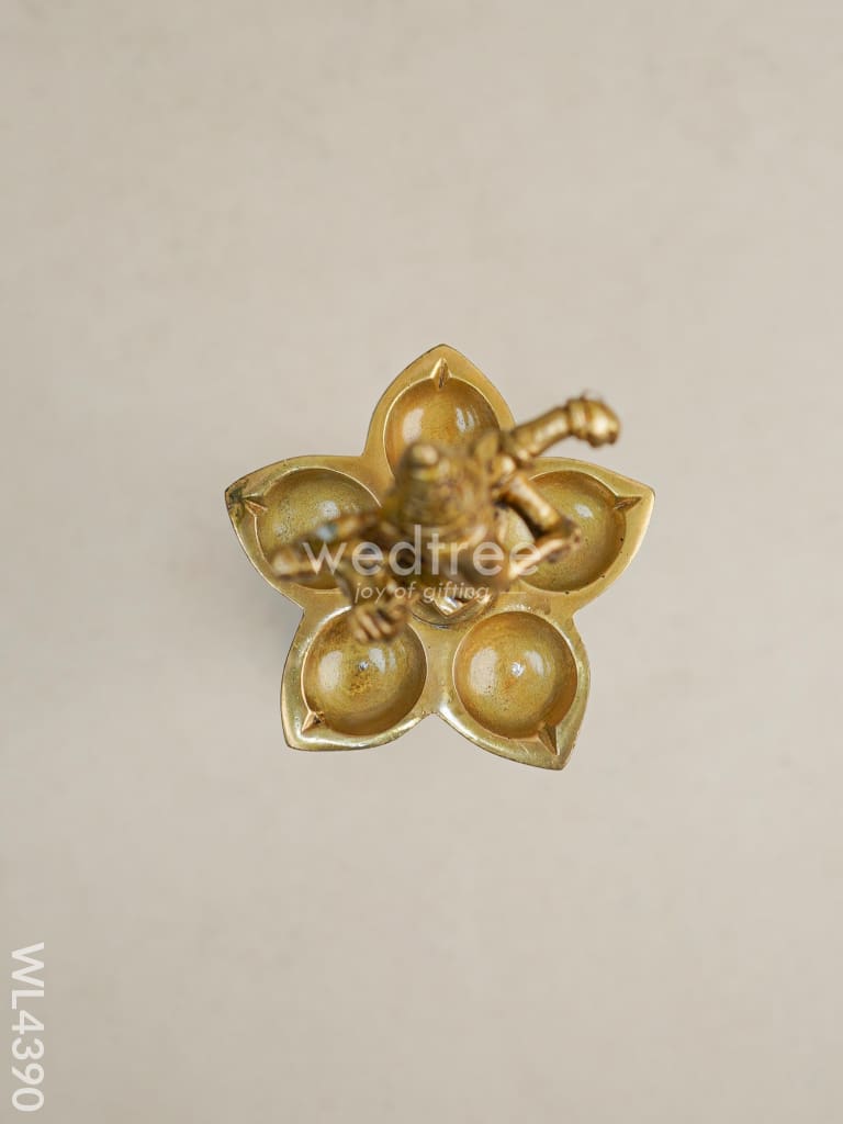 Brass Ganesha Kuthu Vilaku - Wl4390 Diya