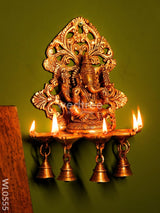 Brass Ganesha Wall Hanging - Wl0555 Diya