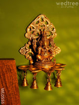 Brass Ganesha Wall Hanging - Wl0555 Diya