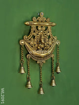 Brass Ganesha Wall Hanging - Wl2091 Diya