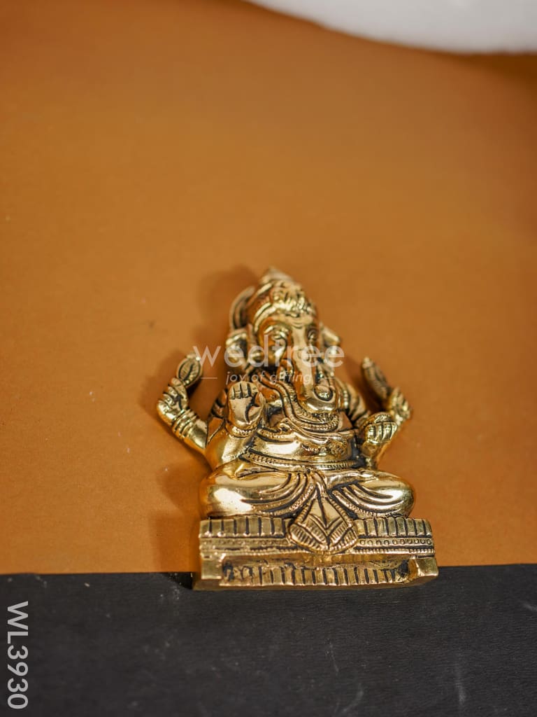 Brass Ganesha Wall Hanging - Wl3930