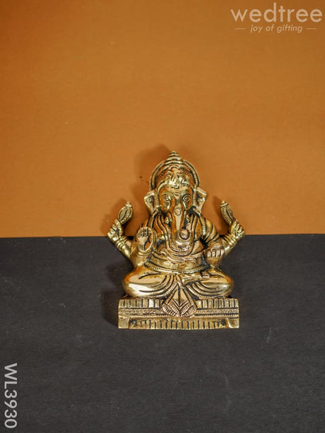 Brass Ganesha Wall Hanging - Wl3930