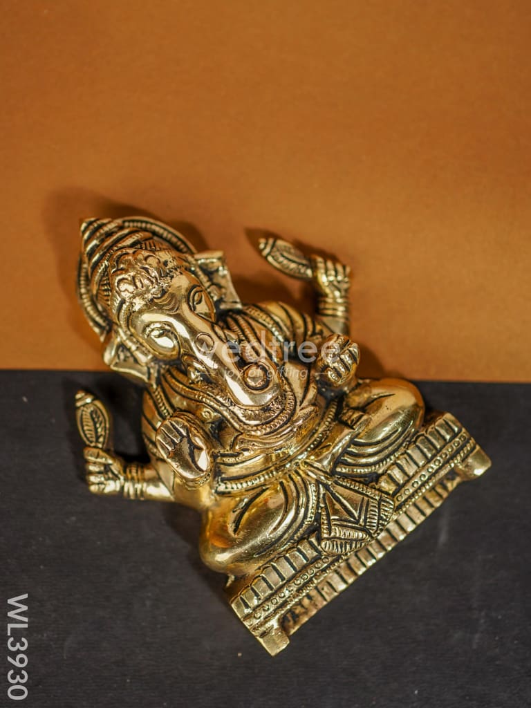 Brass Ganesha Wall Hanging - Wl3930