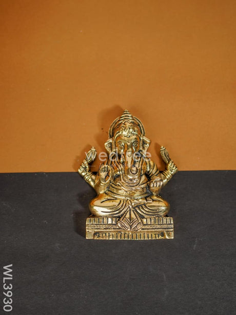 Brass Ganesha Wall Hanging - Wl3930