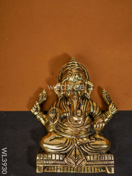 Brass Ganesha Wall Hanging - Wl3930