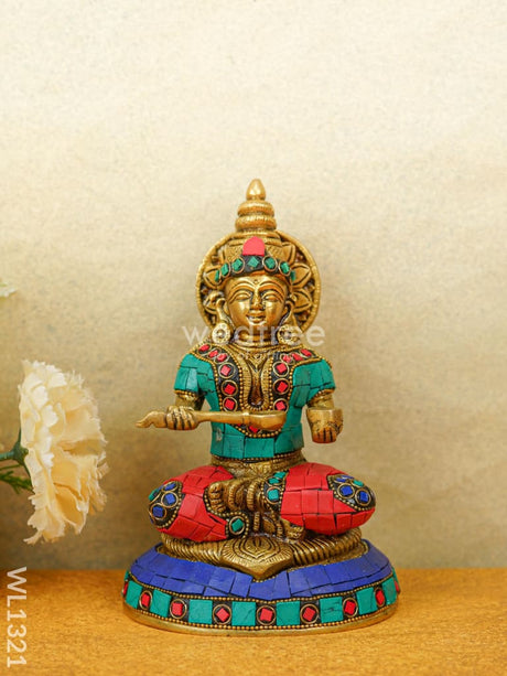 Brass Goddess Annapoorna - Wl1321 Figurines