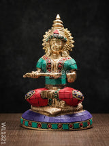 Brass Goddess Annapoorna - Wl1321 Figurines