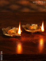 Brass Hand Shaped Diya - Wl0588