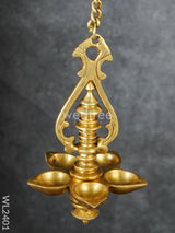 Brass Hanging 5 Face Diya - Wl2401