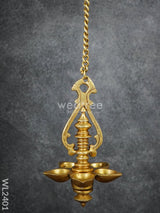 Brass Hanging 5 Face Diya - Wl2401