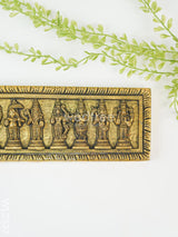 Brass Hanging Dasavathar Frame - Wl2537 Wall