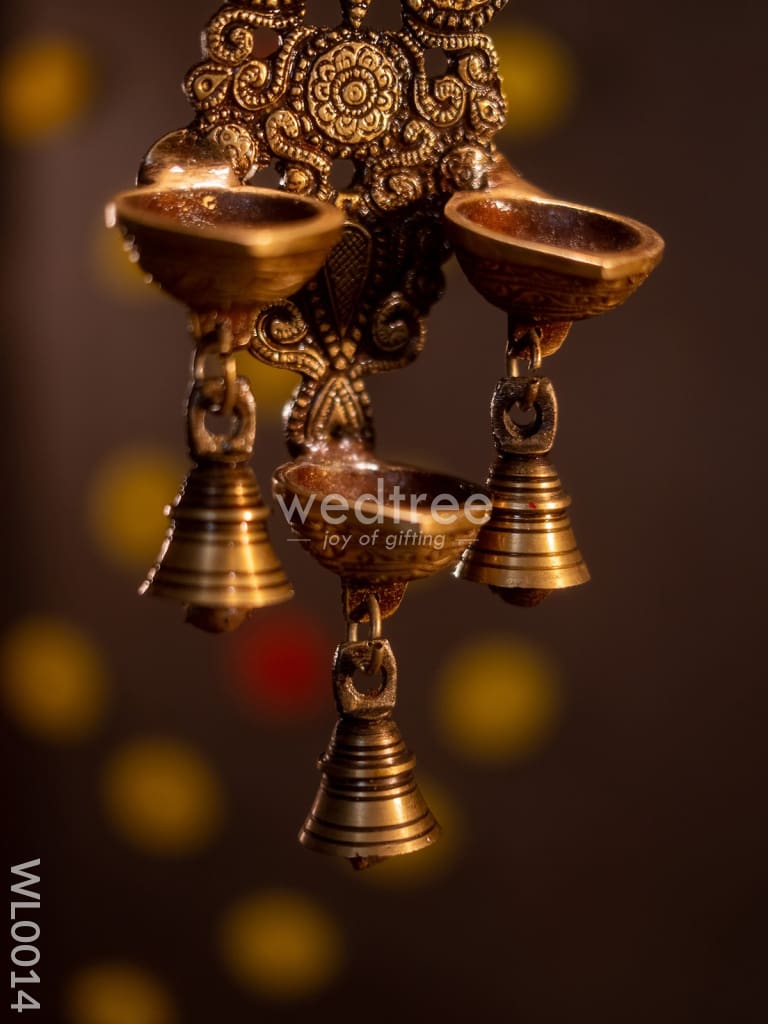 Brass Hanging Diya - Wl0014