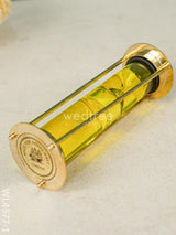 Brass Hourglass With Gel - White Sand Wl4577 Wooden Decor