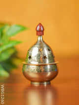 Brass Jali Akhand Diya - 4 Inch Wbg1260