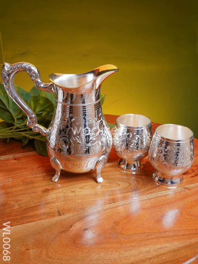 Brass Jug And Glass Set - Wl0068 Utility