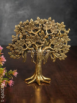 Brass Kalpavriksha Tree With Root - Wl2093 Figurines