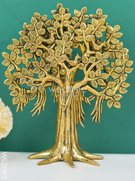 Brass - Kalpavriksha Tree With Roots Wl2092 Decor