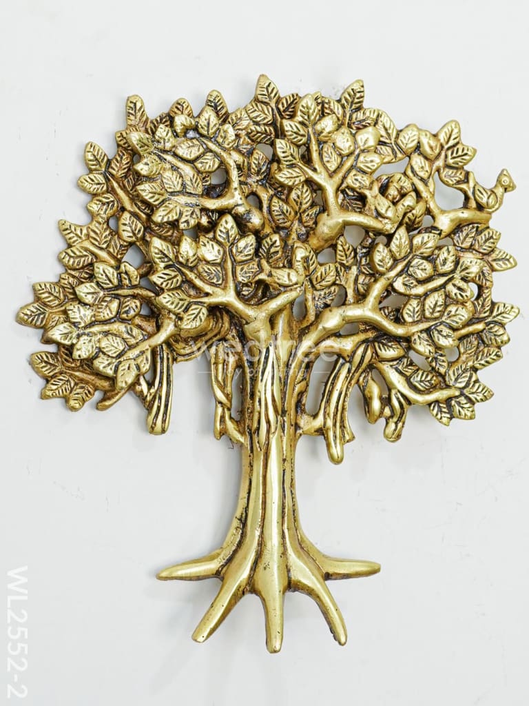 Brass Kalpavriksha Tree With Roots - Wl2552 Decor