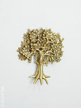 Brass Kalpavriksha Tree With Roots - Wl2552 Decor