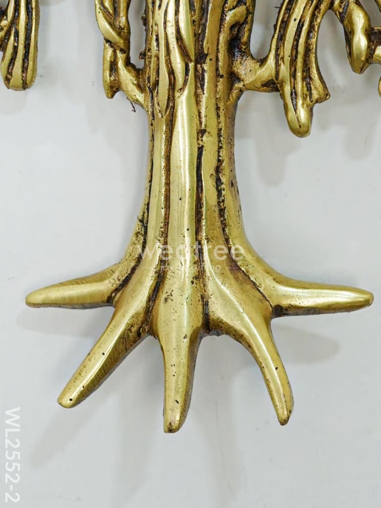 Brass Kalpavriksha Tree With Roots - Wl2552 Decor