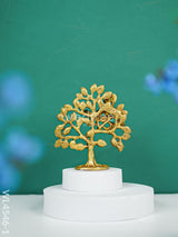 Brass Kalpavriksha Tree With Tile Work - Wl4546 Decor