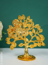 Brass Kalpavriksha Tree - Yellow Antique Finish Wl0055-3 Decor