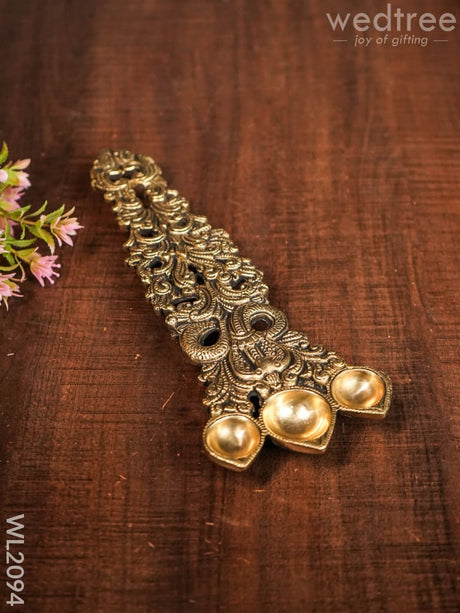 Brass Kapoor Aarti Spoon - Wl2094 Diya