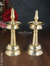 Brass Kerala Diya - Wl0018 10 Inches