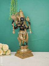 Brass Krishna With Shank Chakra - Wl4496 Figurines