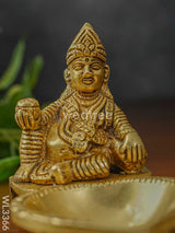 Brass Laddu Gopal Diya - Wl3366