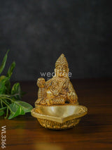 Brass Laddu Gopal Diya - Wl3366