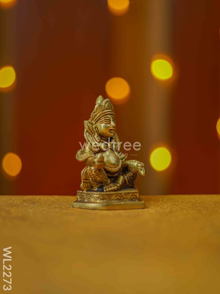 Brass Kubera Idol - Wl2273 Figurines