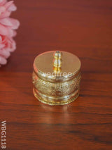 Brass Kumkum Holder - Wbg1118 Holders