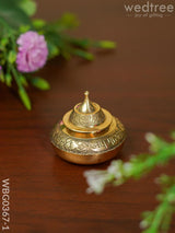 Brass Kumkum Box - Wbg0367 Kumkum Holders