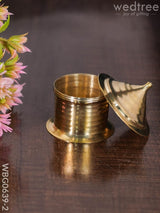 Brass Kumkum Holder - Wbg0639 Holders