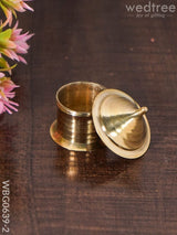 Brass Kumkum Holder - Wbg0639 Holders