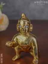 Brass Laddu Gopal 5.5Inch - Wl1830 Figurines