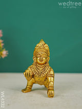 Brass Laddu Gopal Figurines - 3.5 Inch Wl4332