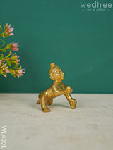 Brass Laddu Gopal Figurines - 3 Inch Wl4331