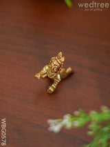 Brass Laddu Gopal Mini Size - Wbg0578 Divine Figurines