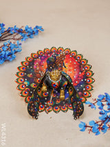 Bass Laddu Gopal With Peacock Mukut & Poshak - Wl4316 Brass Figurines