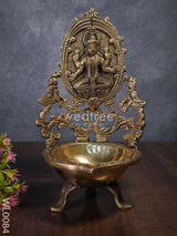 Lakshmi Diya (Black Antique Finish) - Wl0084 Brass