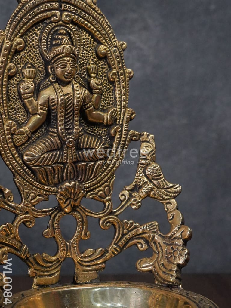 Lakshmi Diya (Black Antique Finish) - Wl0084 Brass