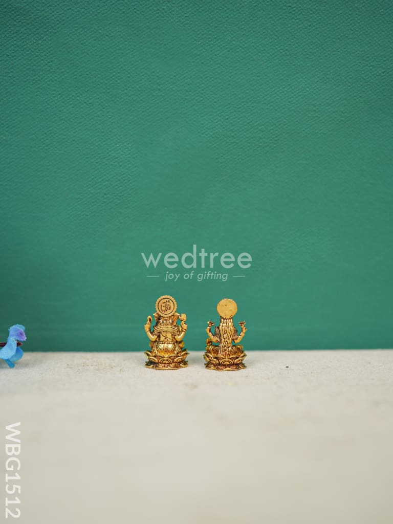 Brass Lakshmi-Ganesha Idol - Wbg1512 Figurines Rg